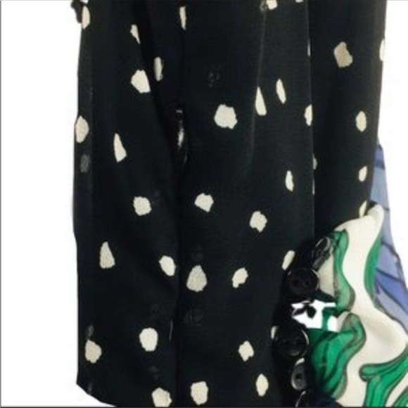 Sfw Periwinkle Black Contrasting Design Sleeveless Midi Length Dress XS - Picture 10 of 11